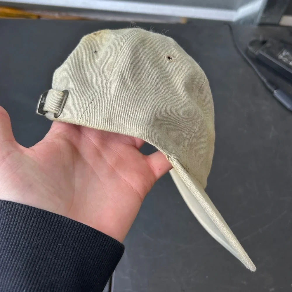 VTG Hewlett Packard Board Tester Embroidered Monster Baseball Cap Khaki One Size